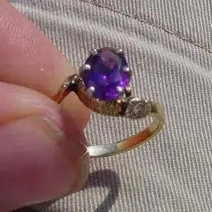 14K AMETHYST SALTWATER - ST.MARTIN