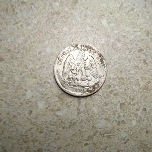 1890 mexican coin back