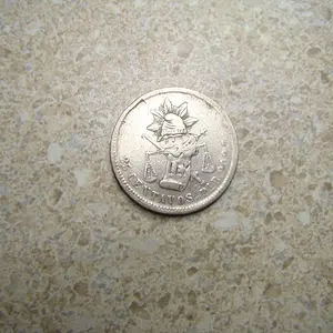 1890 mexican coin front