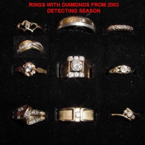 some rings with diamonds from 2003