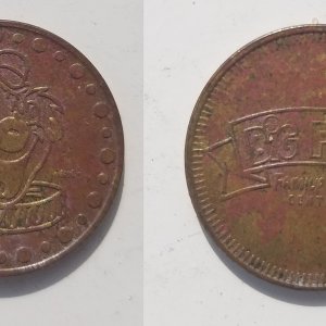 20160702 Big Play token found with the Bounty Hunter Quick Silver right at the water line.