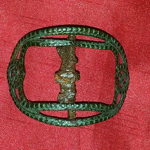 Brass shoe buckle