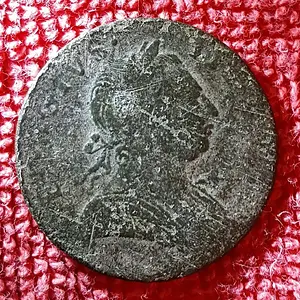 1770s King George III Halfpenny