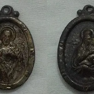 Some sort of religious pendant, not precious metal