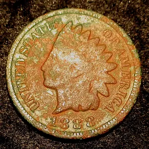 Indian Penny 1888 front