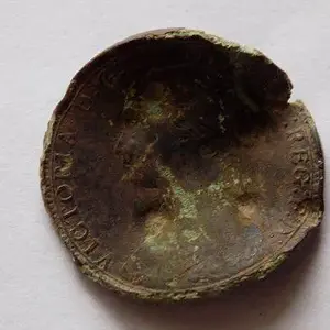 thursday 22/09/16

condition = shocking dings and bent details seem ok 
1862 half penny