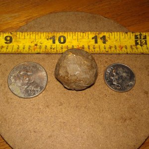 Musket ball from either the civil war OR revolutionary war. still to be determined.