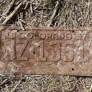 1967 CO Plate