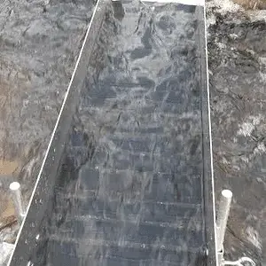 Gold Hog stream sluice