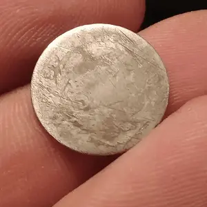 Half dime. Bout toasted.