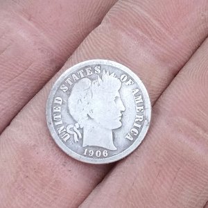First Barber Dime