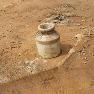 ceramic jar recovered from site 3