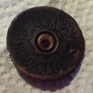 Remington UMC 12 Guage
Headstamp, 1911-1914
Found 03/12/17
Columbus, Ms