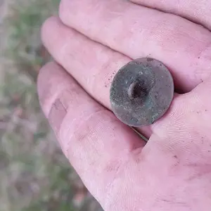 Confederate button.