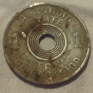 Alabama Tax Token
Found 04/22/17
Columbus, Ms