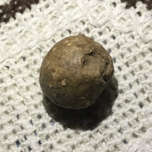 My first musket ball