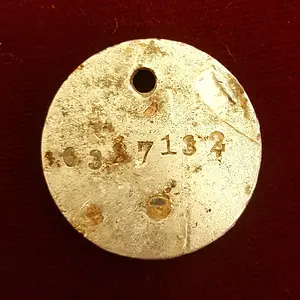 World War I era dog tag