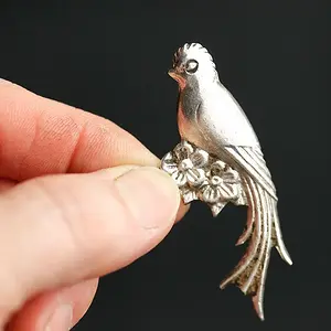 Sterling Bird Pin
