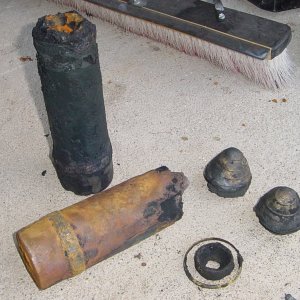 ARTILLERY SHELL PIECES FROM CAPE