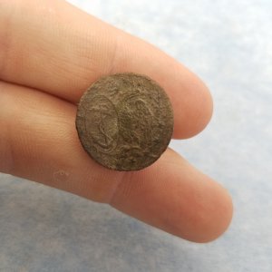 1802-1808 Navy Button