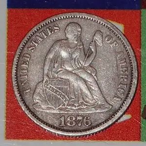 1876 Seated Dime Parker's Field 014