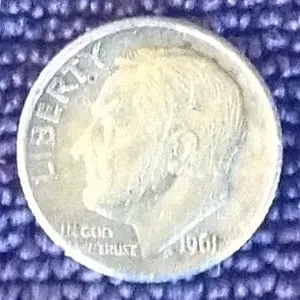 1961D Roosevelt Dime
Found 10/29/17
Columbus, Ms