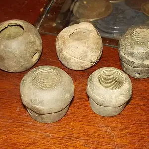 ASSORTED "OX NUTS" - THEY CAME OFF OF HORNS