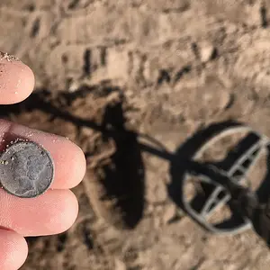 love finding silver, but the moist salt sand environment does its damage. Still an exciting find