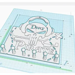Dirt Pirate Wall Hanger
Download the .stl file here :
https://www.thingiverse.com/thing:2841935