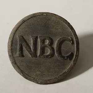 NBC Button front