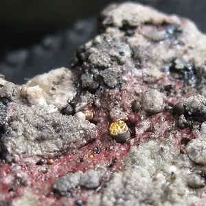 Red Trinitite Multiple Spheres Trinitite