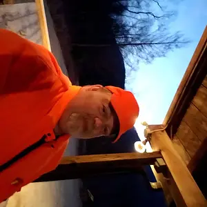 Deer camp selfie