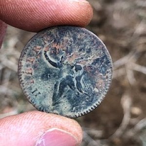 1723 Hibernia Half Penny