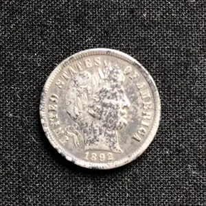 1892 Barber Dime