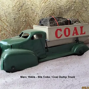 Marx 1940s  50s Coke Coal Dump Truck  pic 2