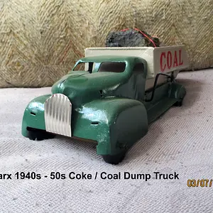 Marx 1940s  50s Coke Coal Dump Truck  pic 3