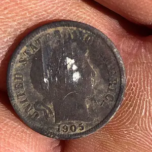 1905 Barber Dime