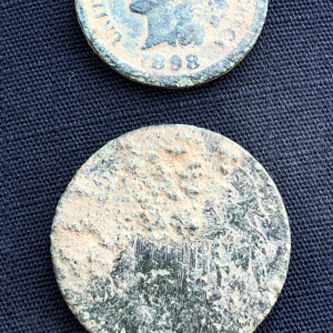 1866 Shield Nickel

1898 Indian Head Penny