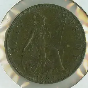 1932 BRITISH HALF PENNY