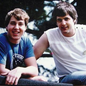 OLD FRIEND PAUL AND ME - THINK THIS IS 1980 OR 81