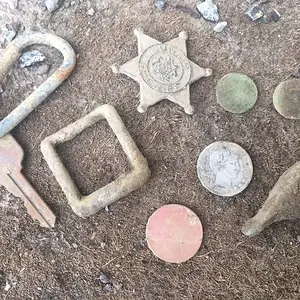 9-5 finds before cleaning.