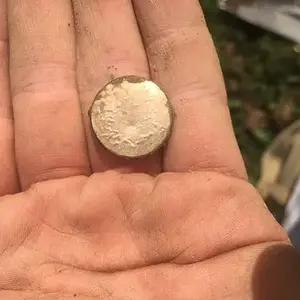 button or something... looked like a gold coin at first :(