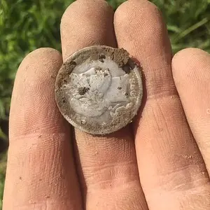 My first barber! and it's a quarter from 1898!