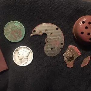 9-21 Finds... finally another silver at my spill site! I've pounded that place!