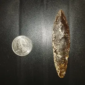 Point 5 - Medium (Lerma Round Base?) Point Bottom/Down (Knife River Flint?)