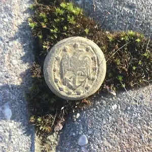 Late 1820s Navy button! Exact match of the one found earlier in the year at the same site! 10-17