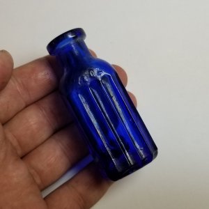 Cobalt Poison Bottle