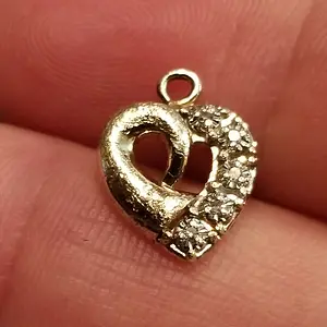 14k Diamond Heart