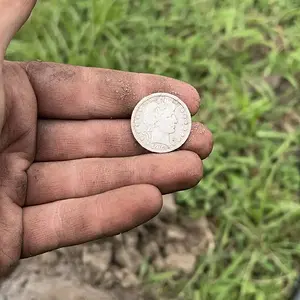 Amazing 1903 barber quarter found in central Florida!