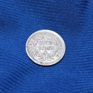Seated Silver--1857-O - A Seated Dime recovered at a CW picket post, 2007